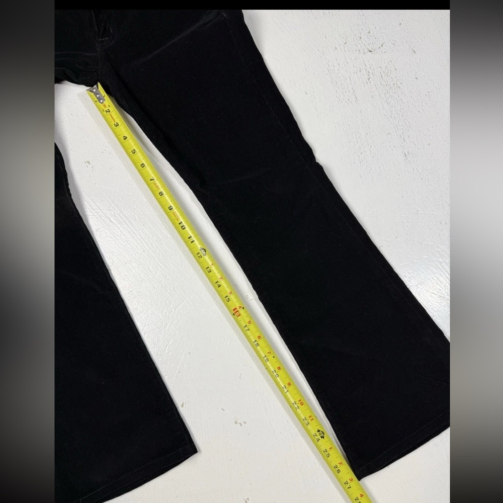 Hudson Jeans Women’s 26 Black Iconic Flair Corduroy Low-Rise Bootcut Pants Y2K - Picture 8 of 9
